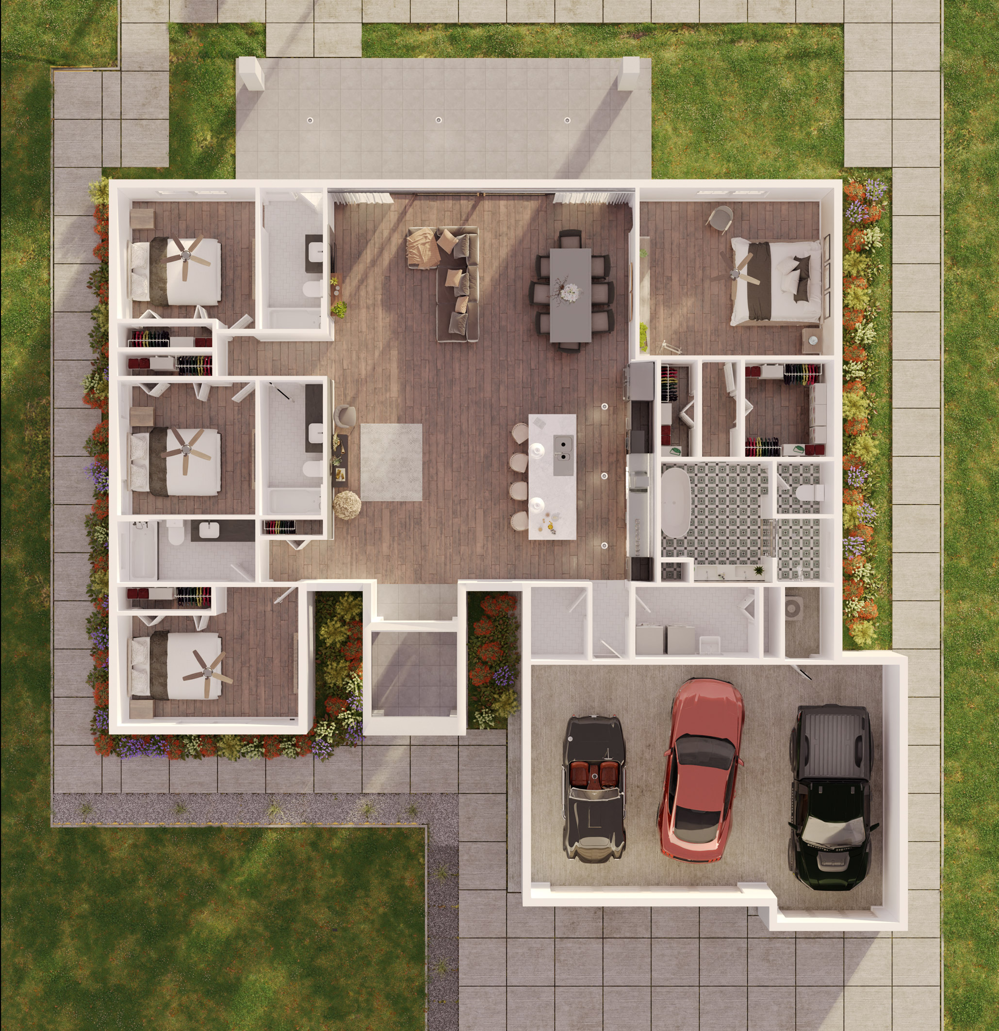 3D Floor Plan 3